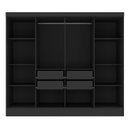 Ver imagem 4 de Closet Casal 100% MDF 4 Gavetas Jatobá Yescasa Preto