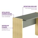 Ver imagem 5 de Kit Infantil Escrivaninha, Escorregador e Nicho Petit Casatema MadeiraOriginals Natural/Verde