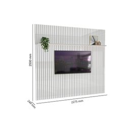 Painel Ripado para Sala de Estar 231 Cm Absolut - 3