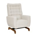 Ver imagem 3 de Poltrona de Amamentação Olivia com Balanço Bebê Completo:tm 703 Linho Areia Escuro