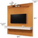Ver imagem 3 de Painel para Tv até 75 Polegadas Egeo 3 Gavetas Aspen Madeirado / Off White Edn