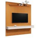 Ver imagem 1 de Painel para Tv até 75 Polegadas Egeo 3 Gavetas Aspen Madeirado / Off White Edn