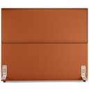 Ver imagem 5 de Cabeceira Box Casal King Com Tachas 195 cm Vicenza L02 Tecido Terracota - Lyam Decor