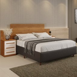 Cabeceira Casal Extensível 230 a 250 Cm Império - 1 Cabeceira Casal Extensível 230 a 250 Cm Império - 1