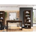Ver imagem 3 de Estante de Livros 5 Prateleiras Livreiro de Madeira Sala - Avelã