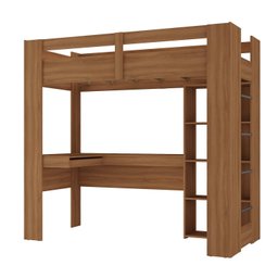 Cama Alta Multifuncional com Escrivaninha Penteadeira - 7
