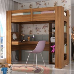 Cama Juvenil Montreal com Escrivaninha Multifuncional - 1