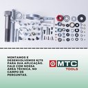 Ver imagem 2 de Porca Sextavada Auto Travante M8 Din 985 Zinco Branco 500un