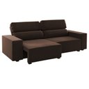 Ver imagem 2 de Sofá Retrátil e Reclinável 3 Lugares 2m Veludo Lion