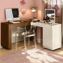 Ver imagem 2 de Escrivaninha Penteadeira Lais Freijo Off White