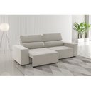 Ver imagem 1 de Sofá Retrátil e Reclinável 3 Lugares 2m Veludo Lion