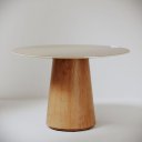 Ver imagem 2 de Mesa Zara 1.5 Tampo Vidro Off White/Cinamomo