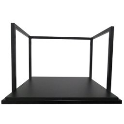 Porta Micro-ondas e Forno Elétrico Em Metalon e MDF - Preto - 5