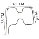 Ver imagem 2 de Resistência Forno Nardelli Calabria 1000w