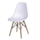 Ver imagem 5 de Conjunto Mesa de Jantar Madeira Maciça Retangular com 6 Cadeiras Eames Yescasa Marrom/Cinamomo/Branco