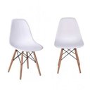 Ver mais imagens de Conjunto Mesa de Jantar Madeira Maciça Retangular com 6 Cadeiras Eames Yescasa Branco/Cinamomo