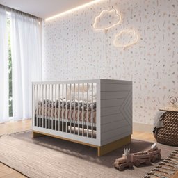 Berço Infantil 2 em 1 Mdf/madeira Maciça Cubo - 5