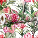 Ver imagem 6 de Papel de Parede Adesivo Decorativo Botanic Folhagens - Kit 10 Metros