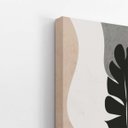 Ver imagem 3 de Folha Silhueta Planta Minimalista Quadro Canvas 60x40cm