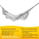 Ver imagem 3 de Rede de Dormir Descanso Casual Pernambucana Verde Bandeira