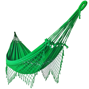 Rede de Dormir Descanso Casual Pernambucana Verde Bandeira