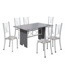 Ver imagem 2 de Conjunto de Mesa Tampo de Granito Ocre com 6 Cadeiras Lorena Yescasa