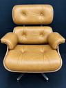 Ver imagem 3 de Poltrona Charles Eames com Puff - Couro Envelhecido 22 - Freijó