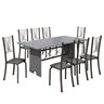 Conjunto de Mesa Tampo de Granito Ocre com 8 Cadeiras Lorena Yescasa - 2