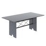 Conjunto de Mesa Tampo de Granito Ocre com 8 Cadeiras Lorena Yescasa - 4