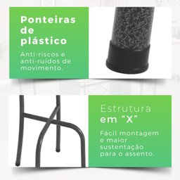Conjunto de Mesa Tampo de Granito Ocre com 8 Cadeiras Lorena Yescasa - 8