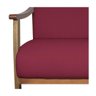 Poltrona Liz Base Madeira Suede Bordô - 3