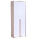 Ver imagem 3 de Guarda-Roupas Modulado 2 Portas 3 Gavetas Branco/Carvalho Treviso