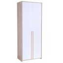 Ver imagem 3 de Guarda-Roupas Modulado 2 Portas 3 Gavetas Branco/Carvalho Treviso