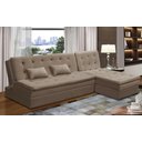 Ver imagem 1 de Sofá Cama King 5 Lugares 2,70m Amélia Suede Várias Cores