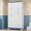Ver imagem 6 de Guarda Roupa 4 Portas 2 Gavetas Infantil Encanto MDP 100cm