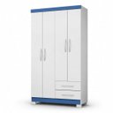 Ver imagem 1 de Guarda Roupa 4 Portas 2 Gavetas Infantil Encanto MDP 100cm