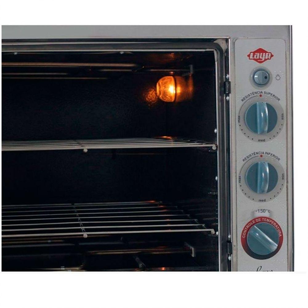 Forno Elétrico Layr Luxo Premyum 3.0 65 Litros Inox 220v | MadeiraMadeira