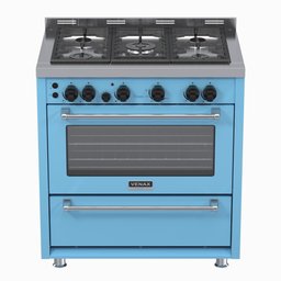 Fogao 5 Bocas Venax Temis Azul Gas GLP 220 V - 1