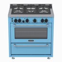 Ver imagem 1 de Fogao 5 Bocas Venax Temis Azul Gas Glp 220 V
