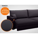 Ver imagem 7 de Sofá Tango 1,80M Sem Caixa, Retrátil e Reclinável Velosuede Preto - Netsofás