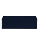 Ver imagem 6 de Calçadeira Báu Casal Padrão Atena 140cm Capitonê Suede Azul Marinho - Desk Design