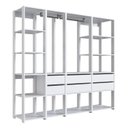 Ver imagem 2 de Guarda Roupa Closet 4 Peças com 2 Cabideiros 6 Gavetas e 11 Nichos Easy