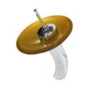 Ver imagem 4 de Cuba De Vidro Abaulada 51cm Dourado+Valvula+Torneira Cascata