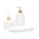 Ver imagem 3 de Jogo Banheiro Lavabo Porcelana Aromatizador Difusor Bandeja / Kb-801 PGB 3 Peças