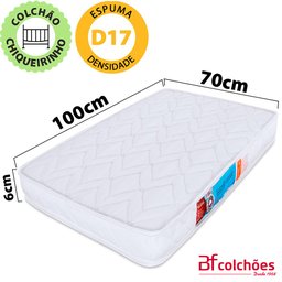 Colchão Berço BF Para Mini Desmontável Chiqueirinho Cercadinho 100x70x6cm -  - 2