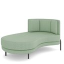 Ver imagem 1 de Sofá Chaise Longue Sala de Estar Living Lucca Esquerdo D02 Linho Verde D-477 - Lyam Decor