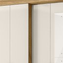 Ver imagem 7 de Guarda Roupa Casal 237cm com Espelho Archi Freijó/off Z17 - Mpozenato