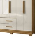 Ver imagem 6 de Guarda Roupa Casal 237cm com Espelho Archi Freijó/off Z17 - Mpozenato