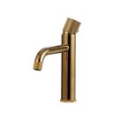 Ver imagem 1 de Torneira Para Banheiro Misturador Monocomando Baixa Jagui Pingoo.casa - Dourado