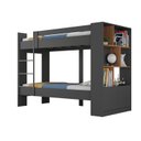 Ver imagem 2 de Beliche Jonava 2 Portas com Estante Espresso